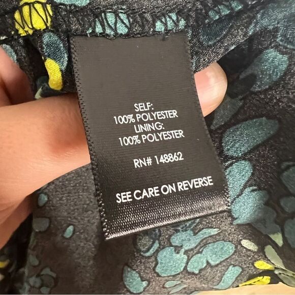 Torrid Midi Bubble Charm Flutter Sleeve Wrap Dress Print Black Size 3 3X - Picture 9 of 10